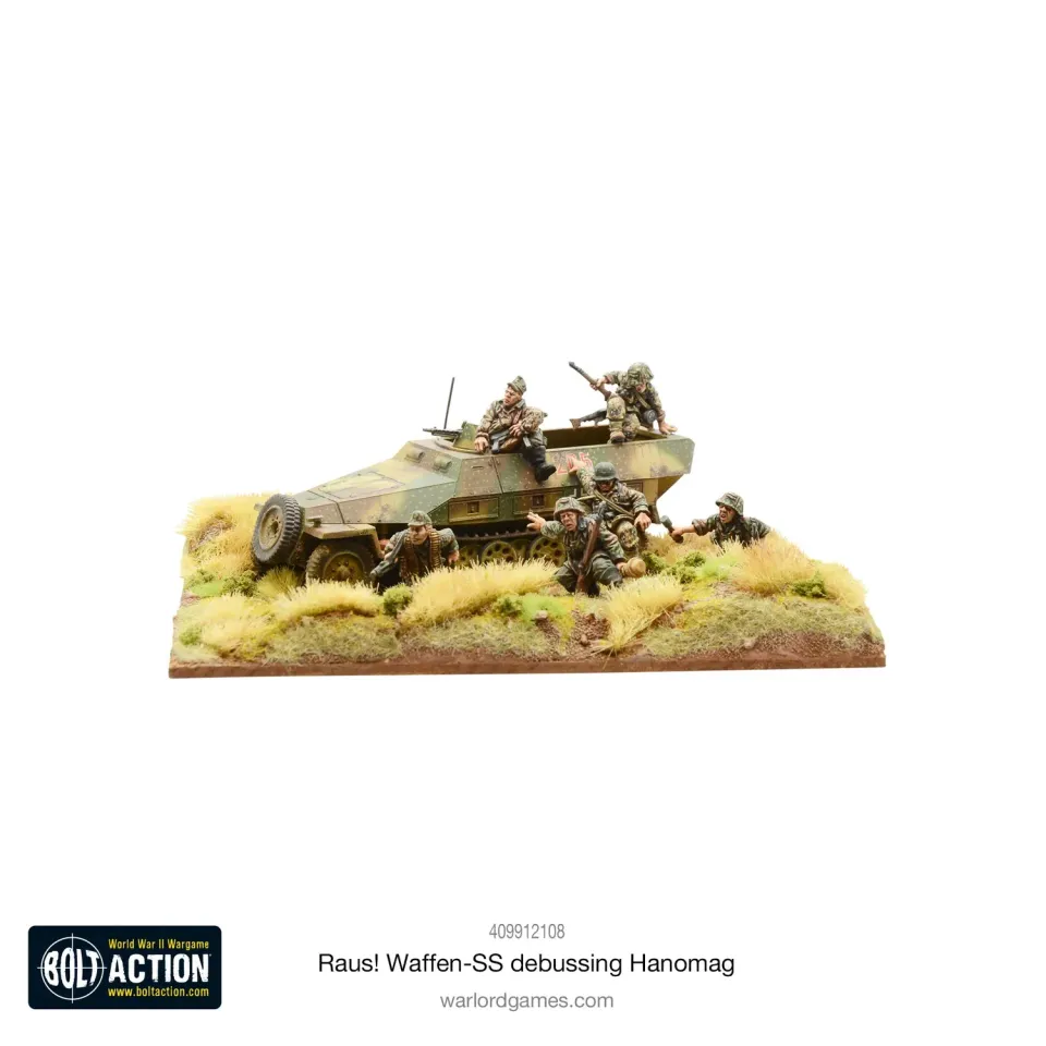 Warlord Games Bolt Action RAUS! Waffen-SS Hanomag figurines 28mm
