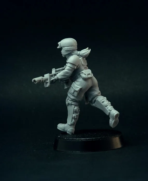 Brother Vinni Guard Girls figurines résine 28mm x5 mêlée