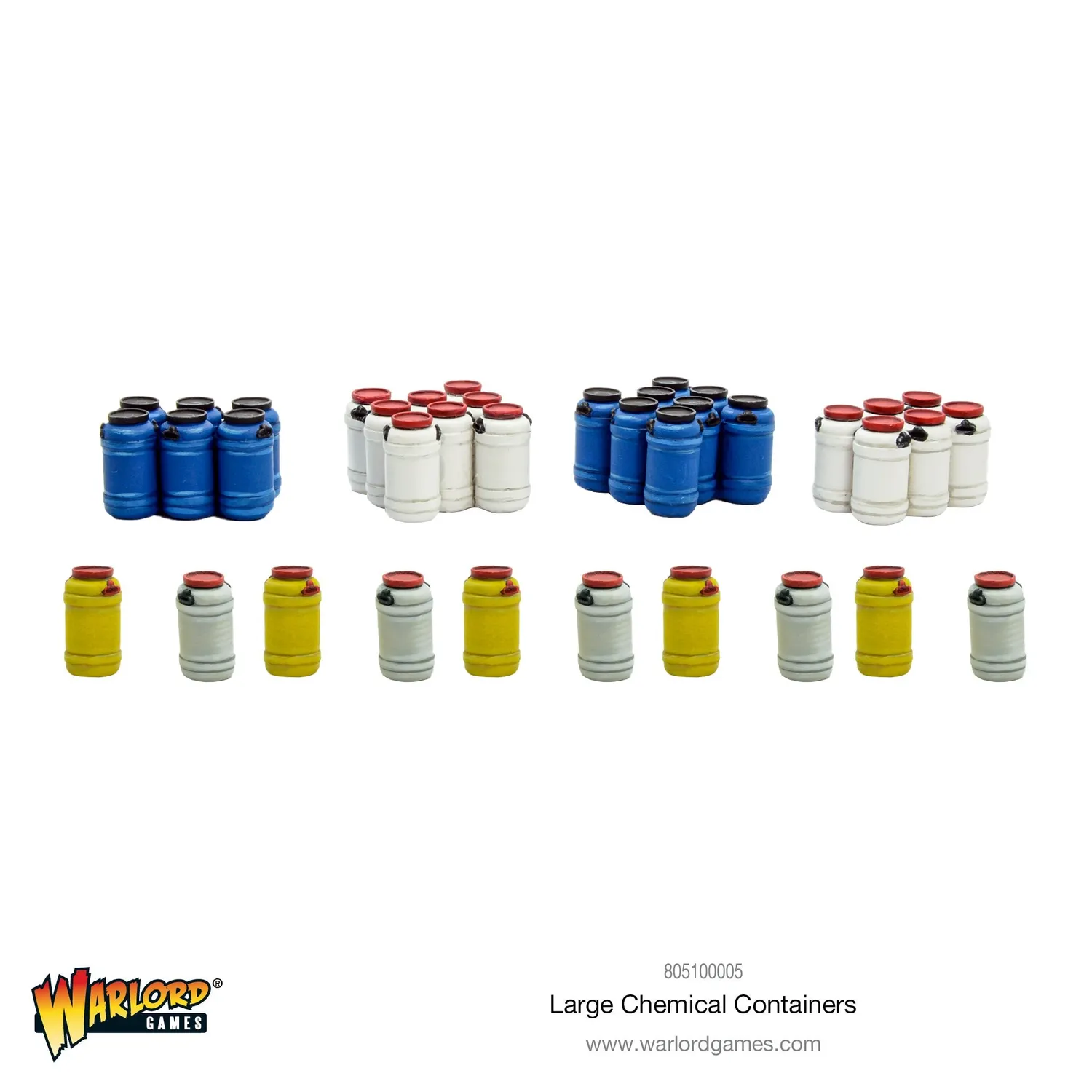 Bolt Action Large Chemical Containers décor résine métal