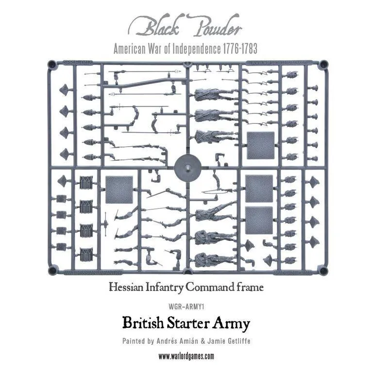 Bolt Action Liberty or Death Battle Set Black Powder figurines