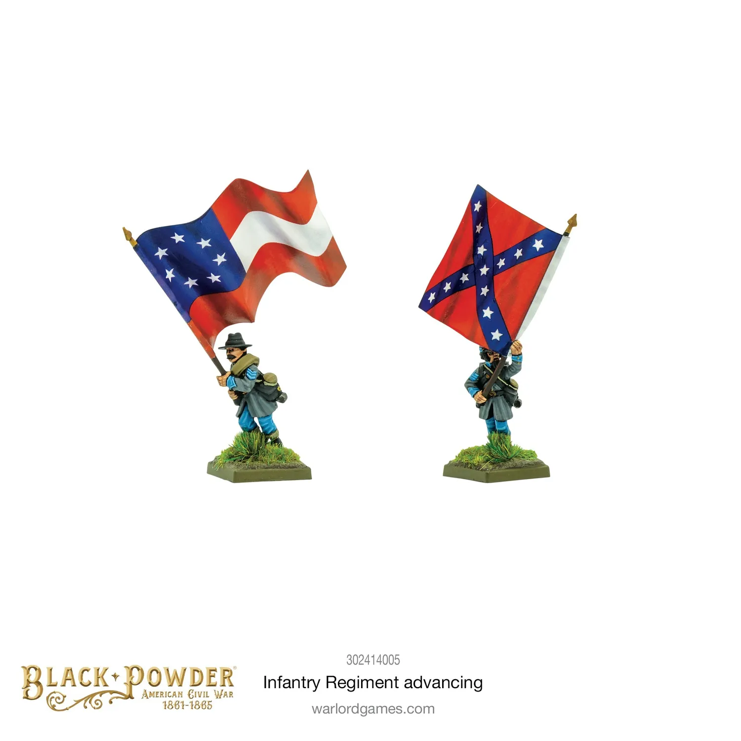 Warlord Games Black Powder Infantry Advancing régiment Union