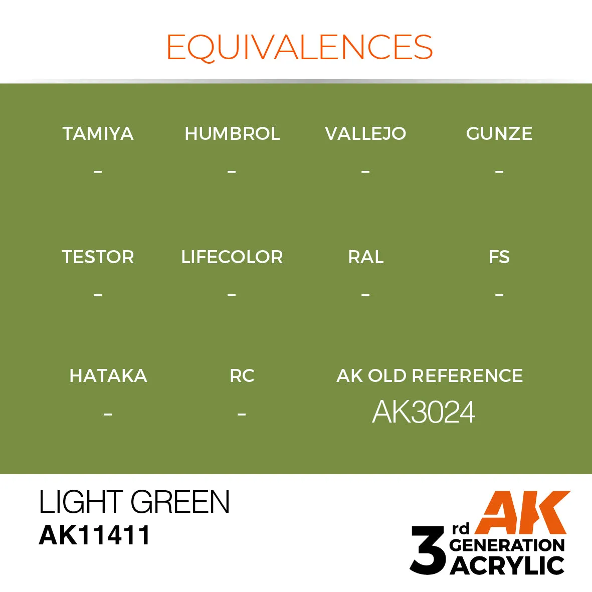 AK Interactive 3Gen Light Green peinture 17 ml vert clair