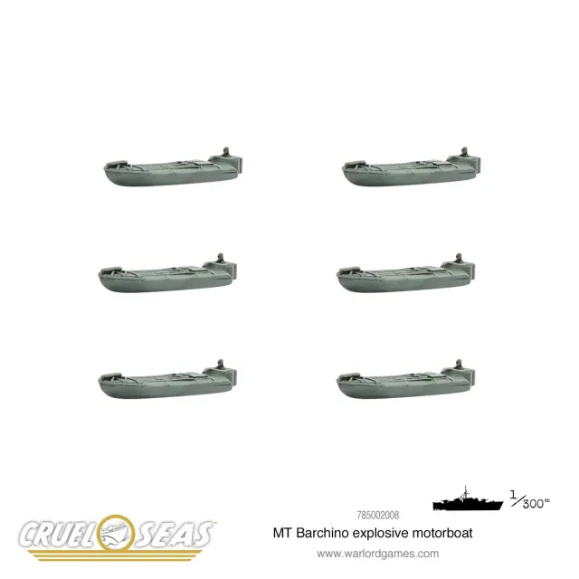 Bolt Action Cruel Seas MT Barchino bateau explosif métal
