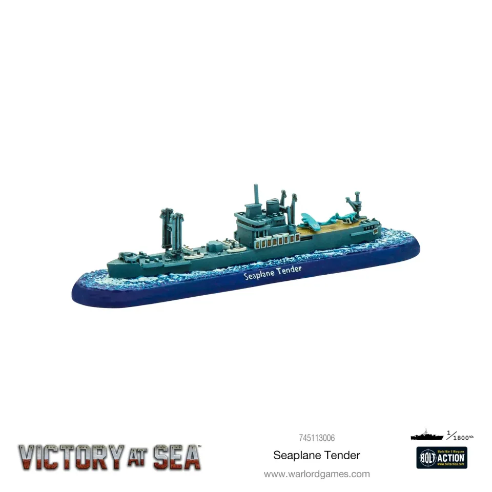 Bolt Action Victory at Sea Seaplane Tender navire résine