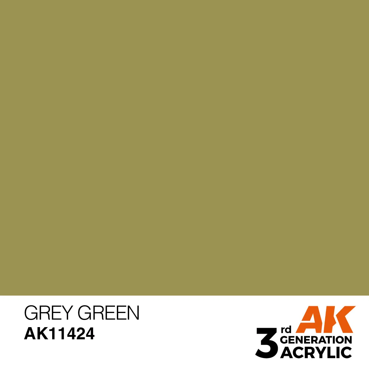 AK Interactive 3Gen Grey Green peinture 17 ml