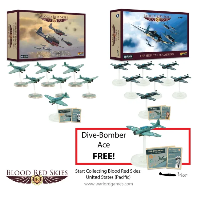 Bolt Action Blood Red Skies Start Collecting United States Pacific escadrille 15 avions
