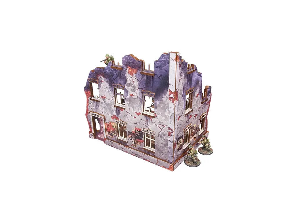 Des Tranchées aux Barricades Univermag Stalingrad décor 28mm bundle prépeint