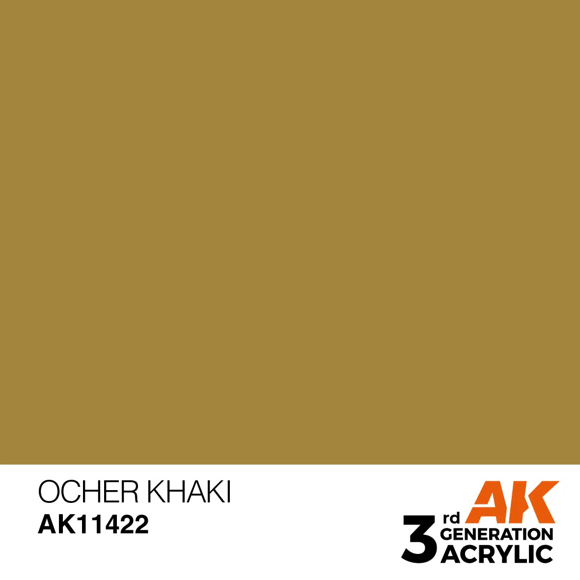 AK Interactive 3Gen Ocher Khaki peinture 17 ml kaki ocre