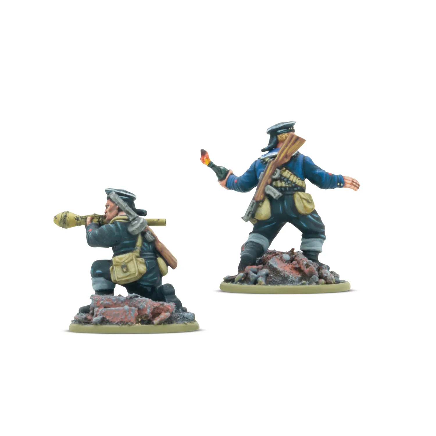 Bolt Action Soviet Naval Brigade ‘Tank Hunters’ Anti-Tank Team figurine