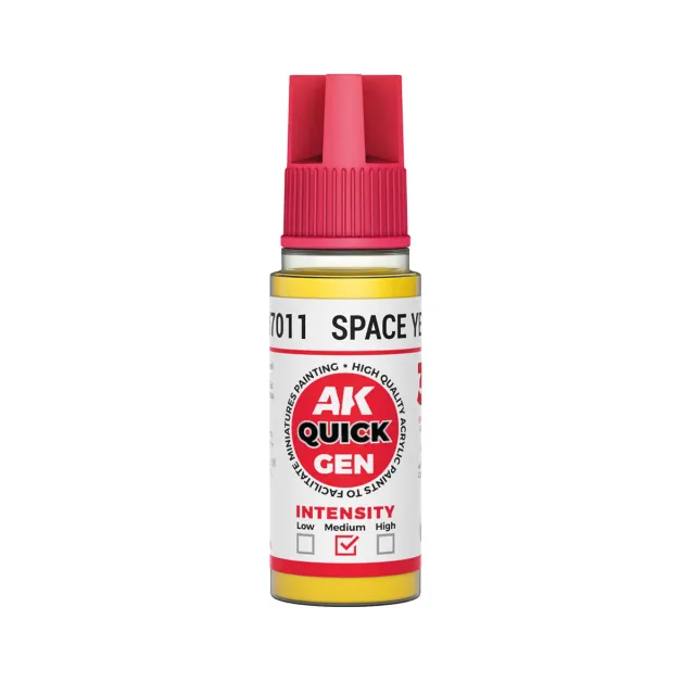 AK Interactive QuickGen Space Yellow peinture acrylique 18 ml