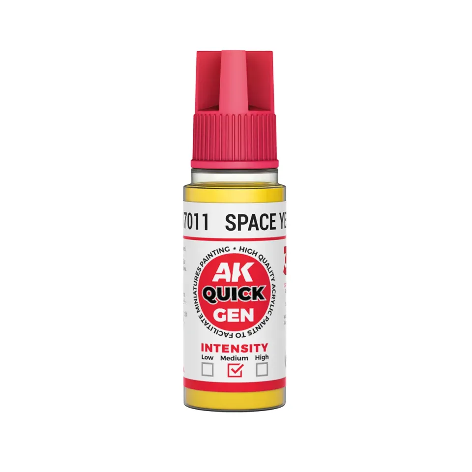 AK Interactive QuickGen Space Yellow peinture acrylique 18 ml