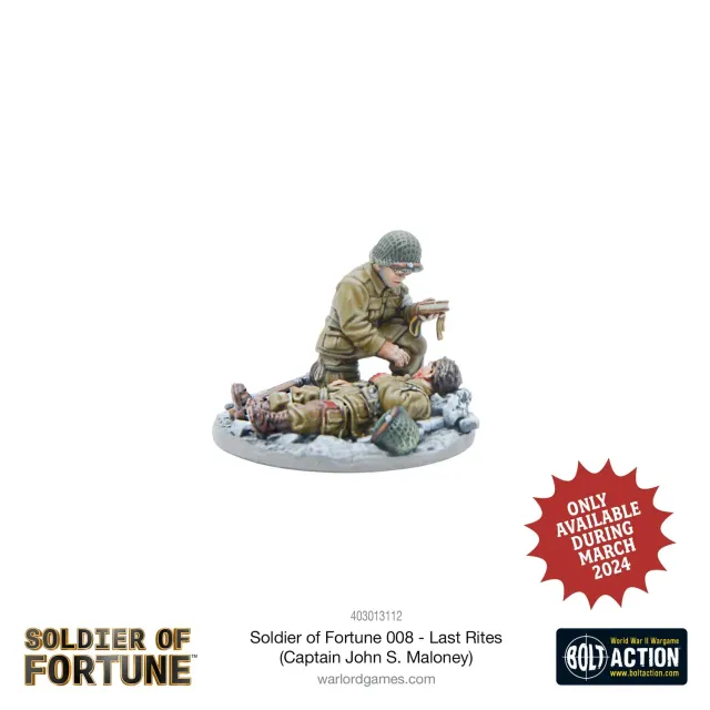 Bolt Action Soldier Fortune 008 Last Rites figurine blister
