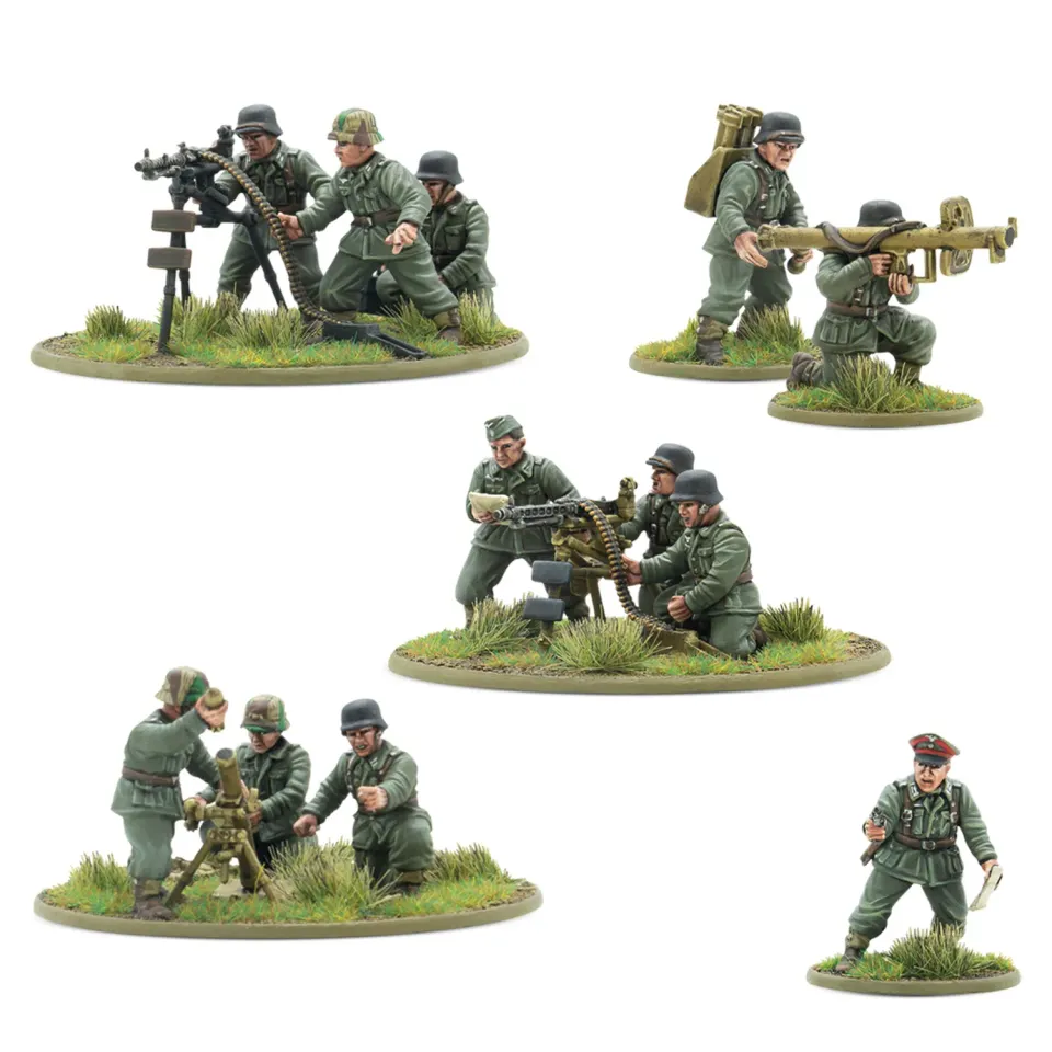Bolt Action German Heavy Weapons Platoon boîte armes lourdes plastique