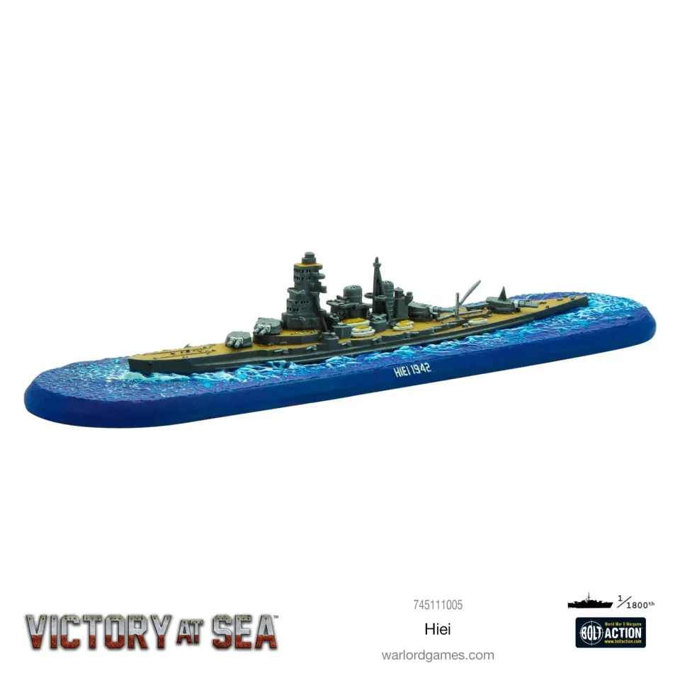 Victory at Sea Hiei cuirassé résine japonais