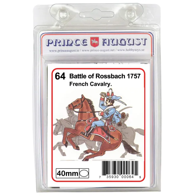 Prince August Rossbach PA64 moule 40mm hussard français II