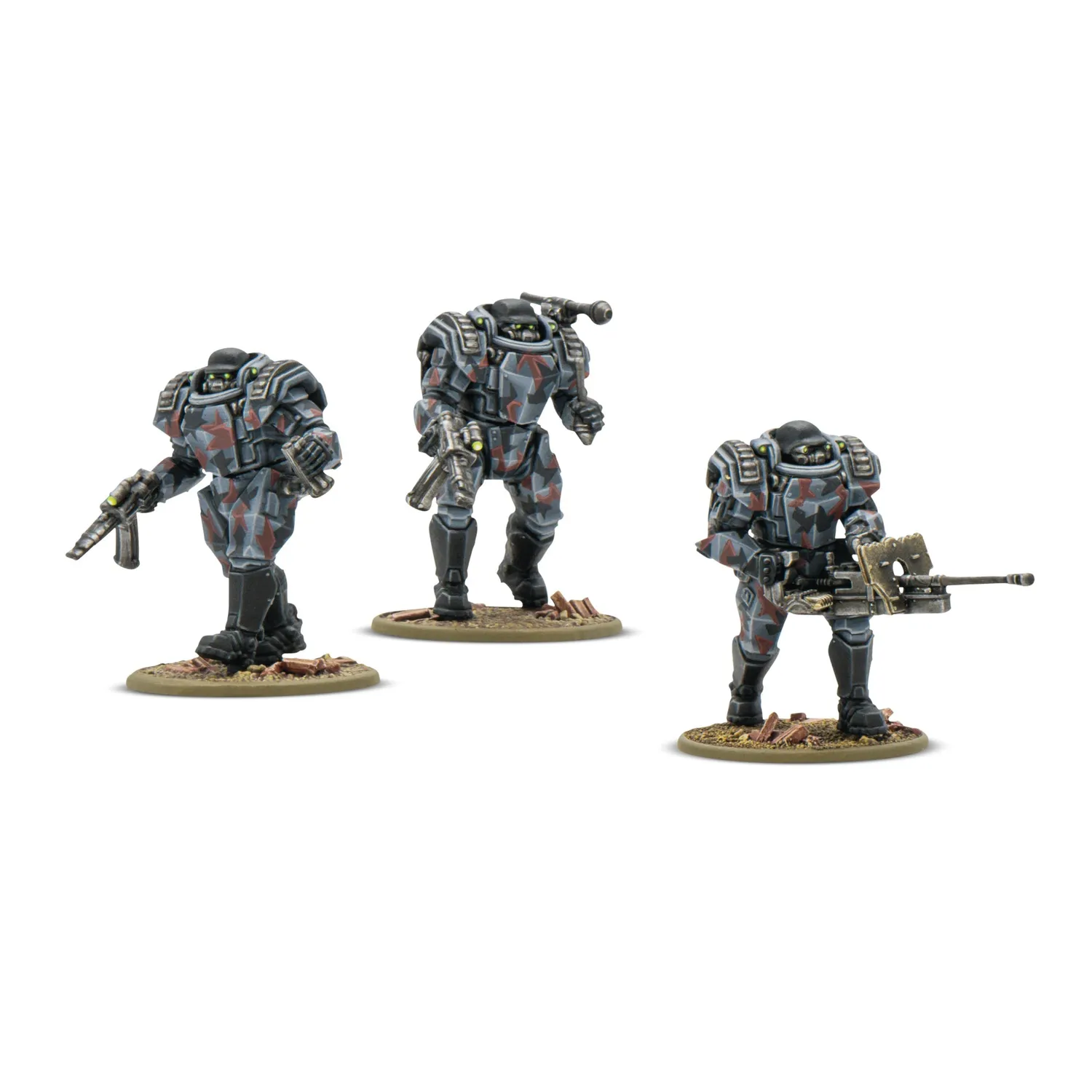 Bolt Action Konflikt ’47 Stahltruppen Heavy Infantry figurines plastique 9 soldats
