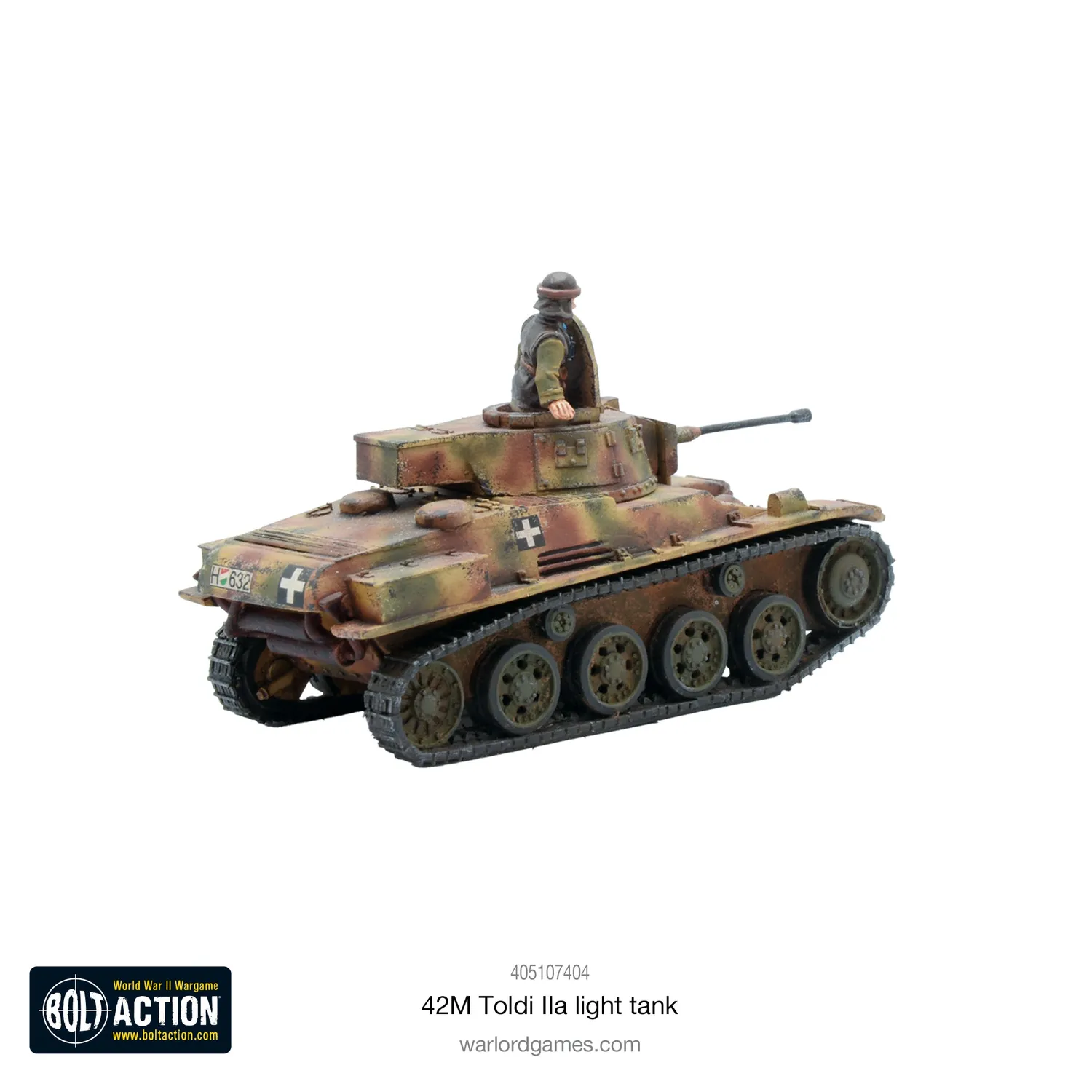 Bolt Action Hongrois 42M Toldi IIa char léger résine métal