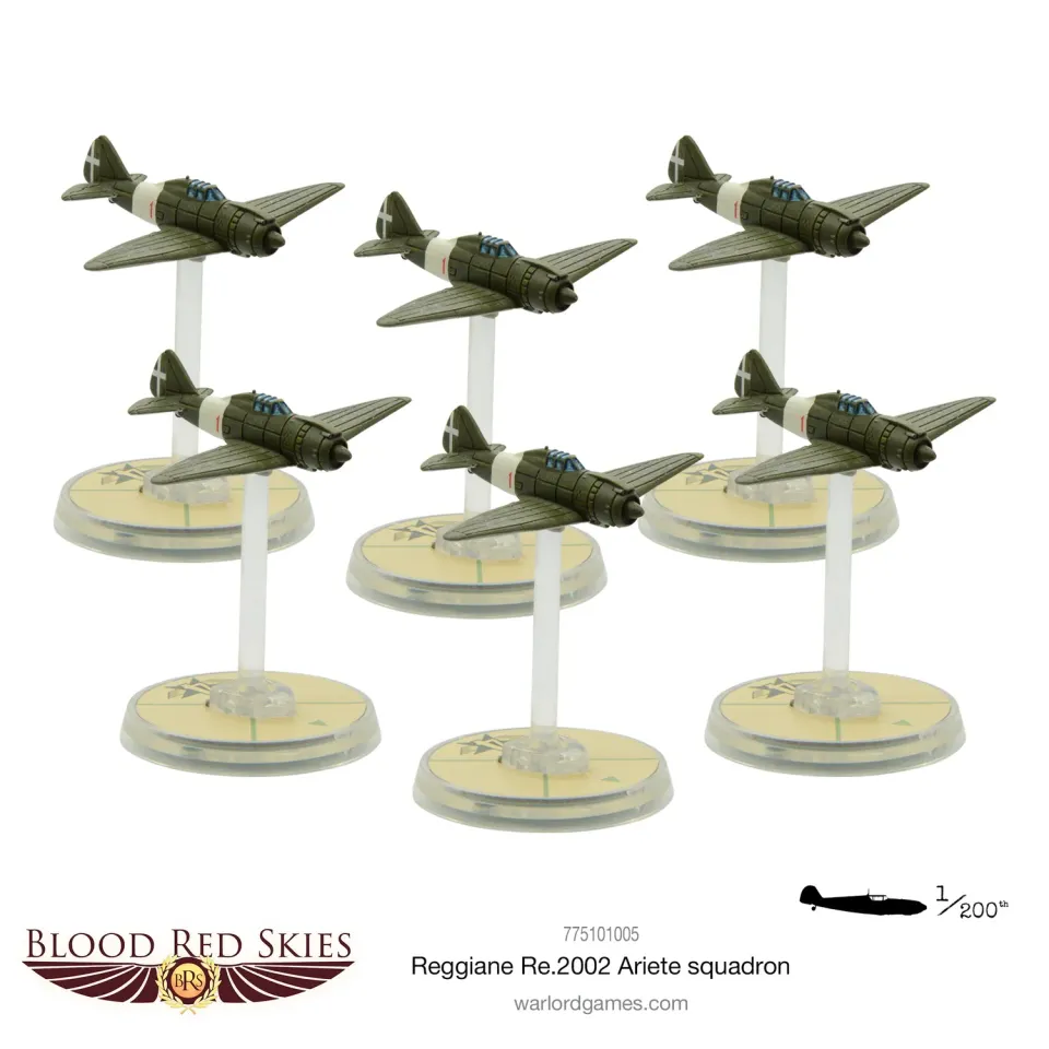 Blood Red Skies Reggiane Re.2002 Ariete escadrille avions