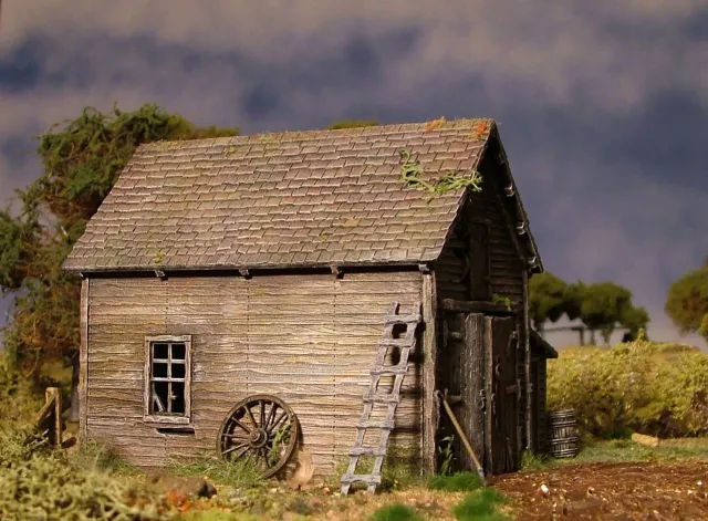 Bolt Action Terrain Ramshackle Barn grange en plastique