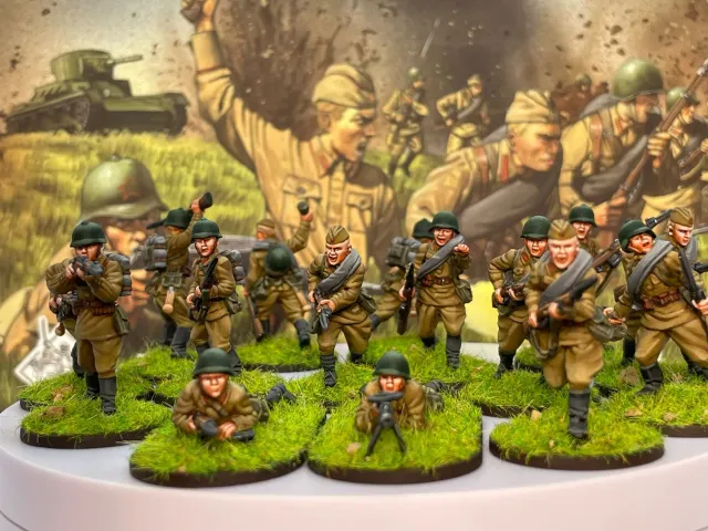 Ares Wargames Infanterie soviétique 1939-1941 figurines métal 28 mm