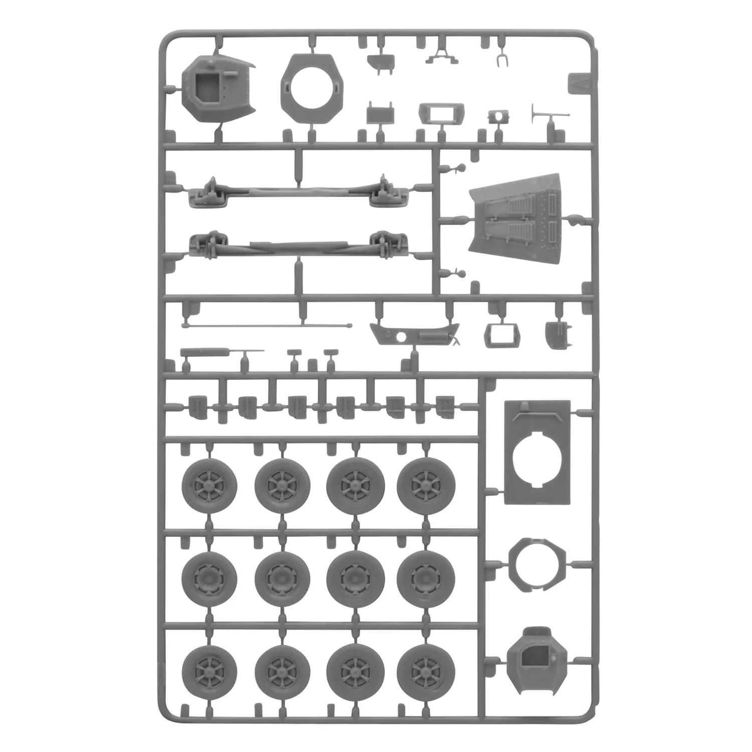 Bolt Action Autoblinda AB41/43 véhicule plastique + décalques