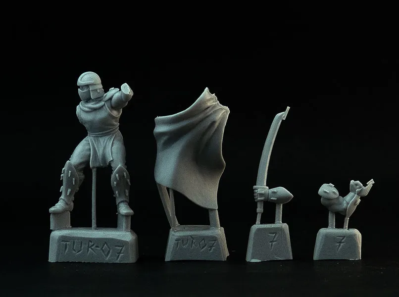 Brother Vinni Schröder the Evil Ninja figurine résine 28mm