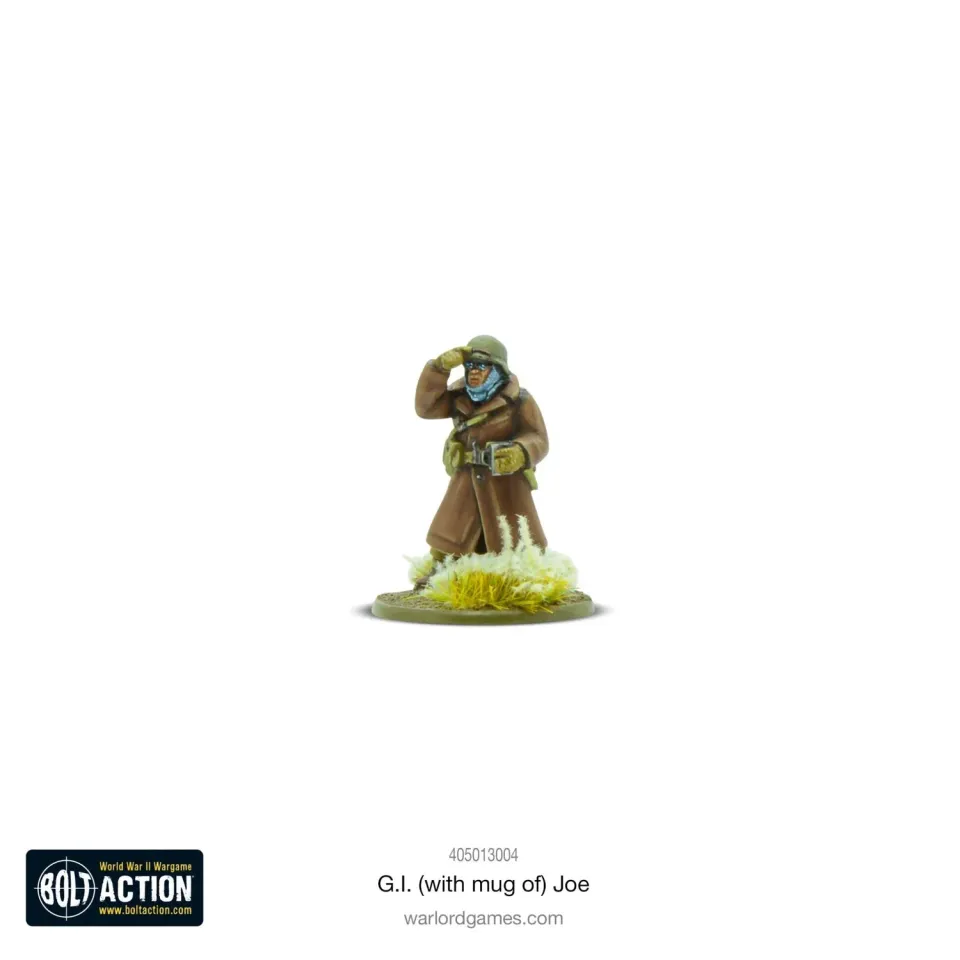 Warlord Bolt Action G.I. Mug of Joe figurine métal hiver