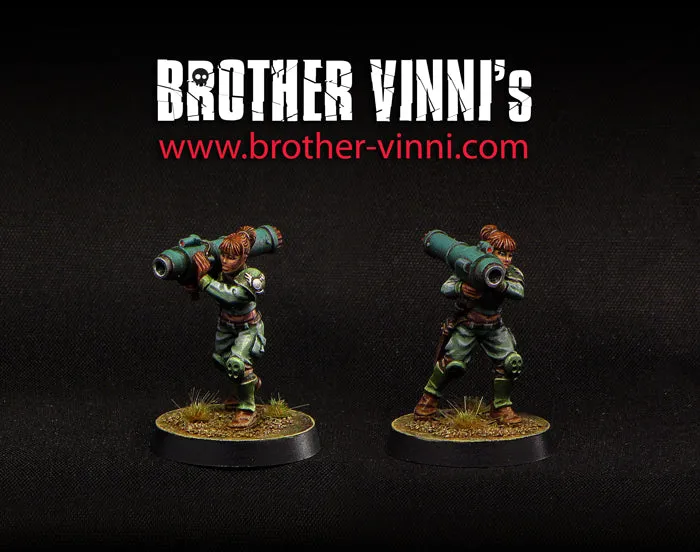 BROTHER VINNI Grenade Launcher figurine résine 28 mm garde