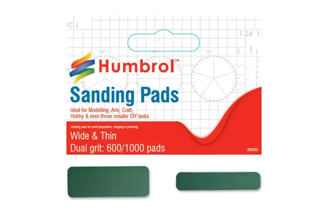 Humbrol Flexi Sanders Dual Grit éponge ponçage lot de 2