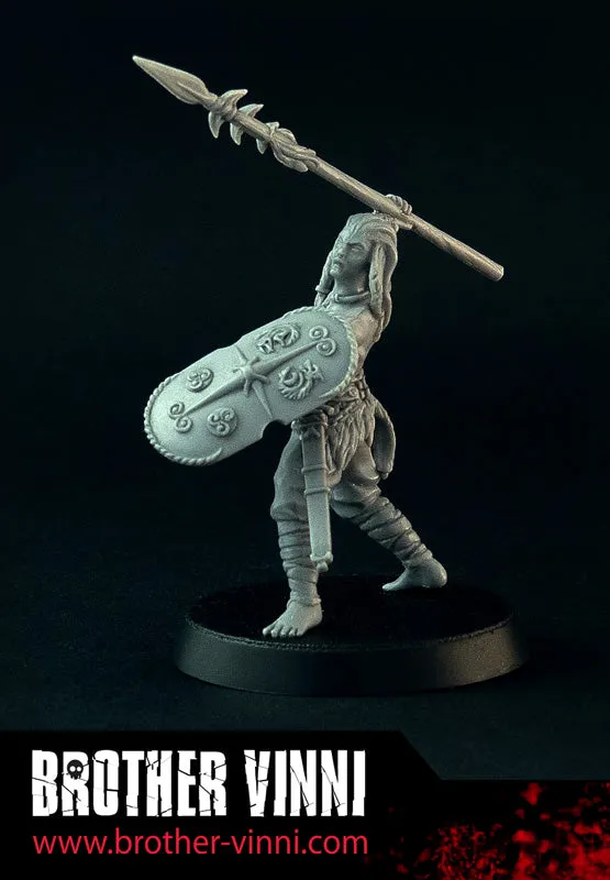 Brother Vinni Cuchulain figurine résine 32mm command pack Saga
