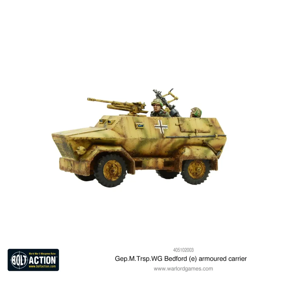 Bolt Action Gep.M.Trsp.Wg. Bedford (e) véhicule blindé résine