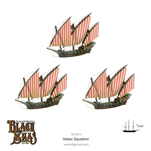 Bolt Action Black Seas Xebec Squadron escadre chebec