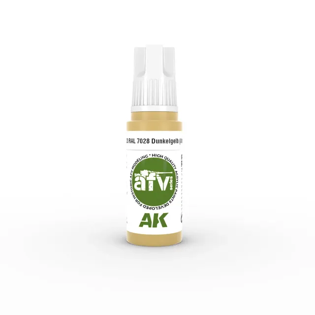 AK Interactive 3Gen RAL 7028 Dunkelgelb peinture acrylique 17ml