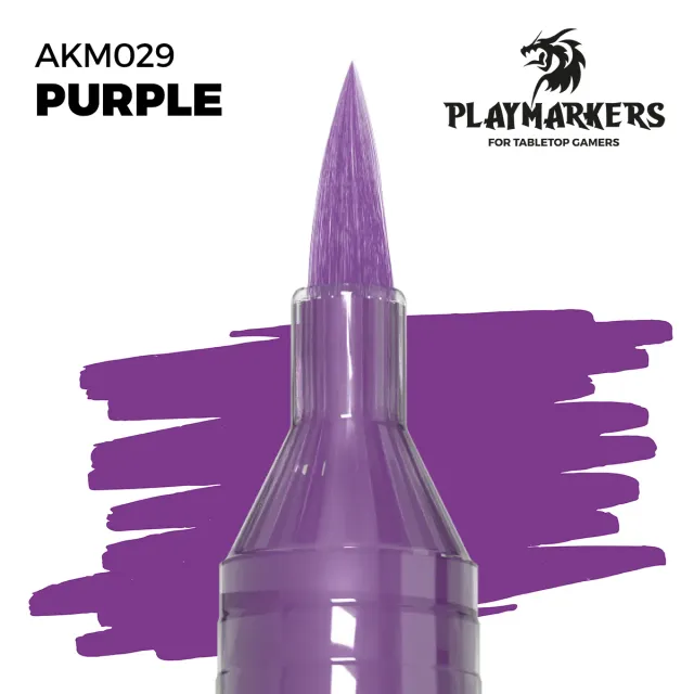 Playmarkers feutre acrylique violet pointe pinceau