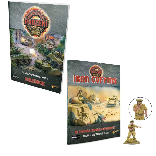 Warlord Games Achtung Panzer Iron Coffins lot 2 livres