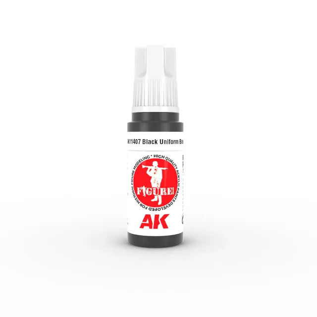 AK Interactive 3Gen Black Uniform Base peinture 17ml noir