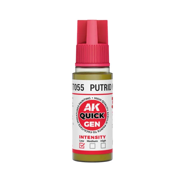 AK Interactive QuickGen Putrid White peinture contrast blanche 17 ml