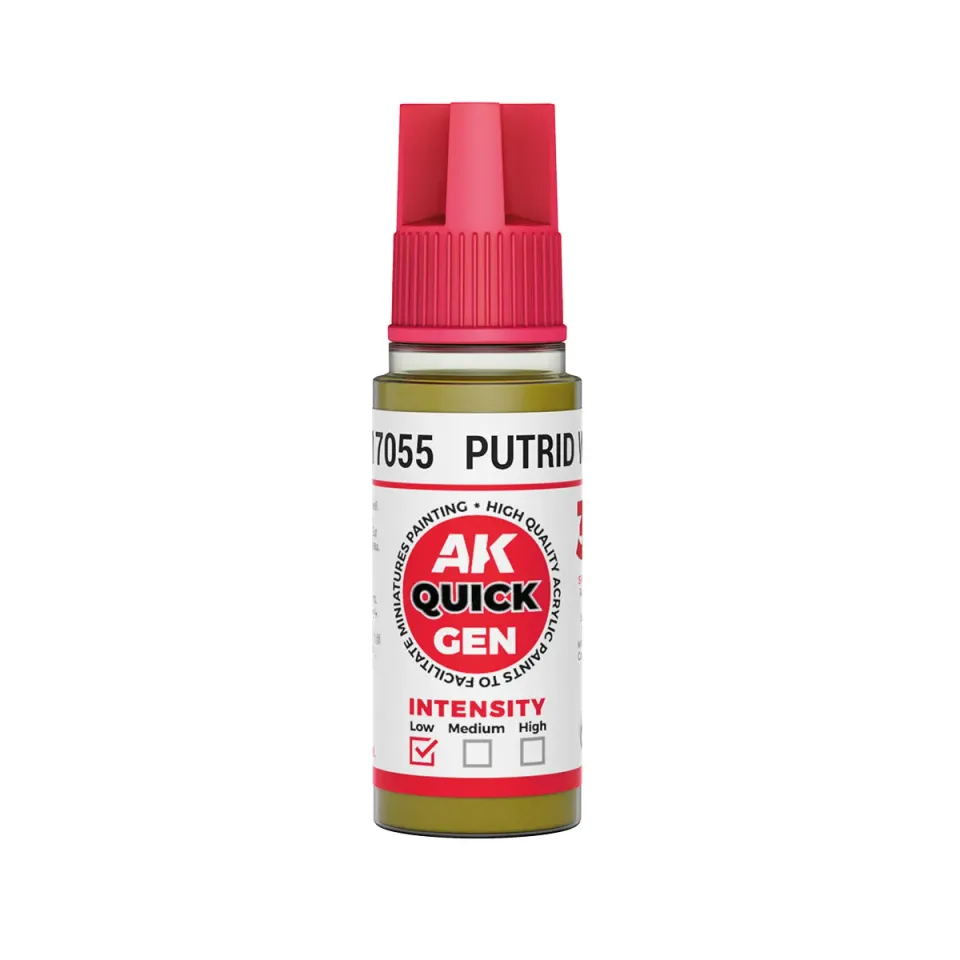 AK Interactive QuickGen Putrid White peinture contrast blanche 17 ml