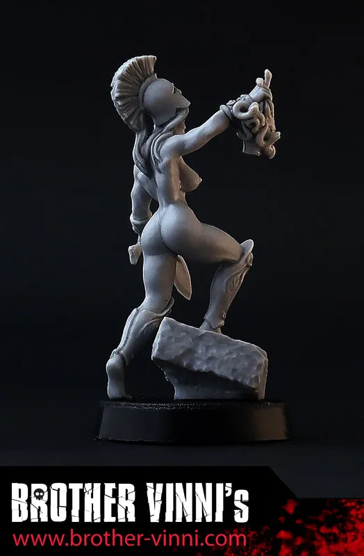 Brother Vinni Female Perseus figurine résine 28mm grecque