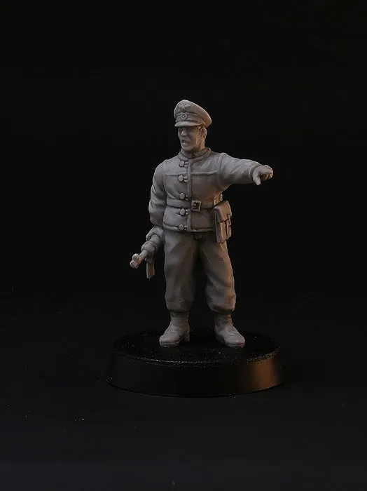 Brother Vinni German Officer figurine résine 28mm WW2