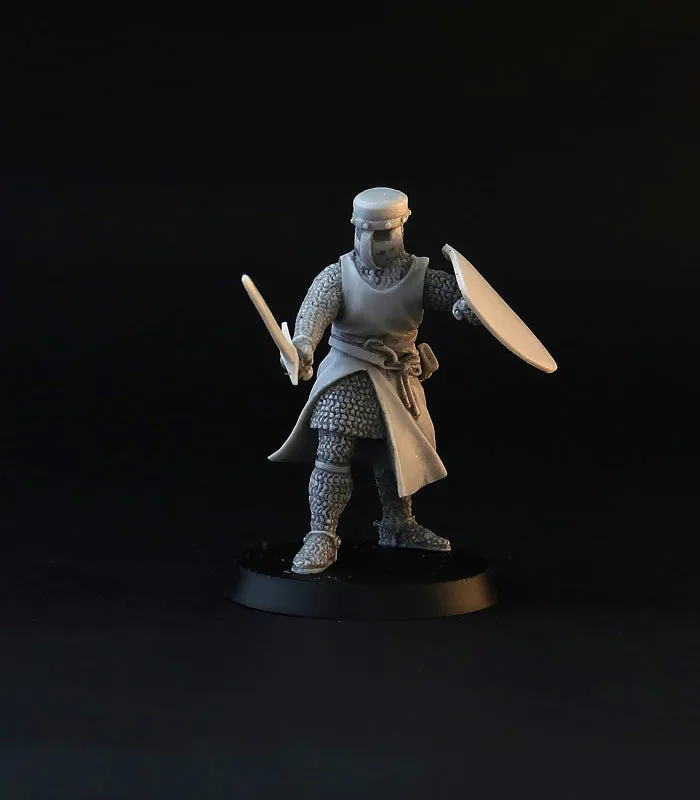 Brother Vinni XII Century Knights figurines résine 28mm x4 médiéval