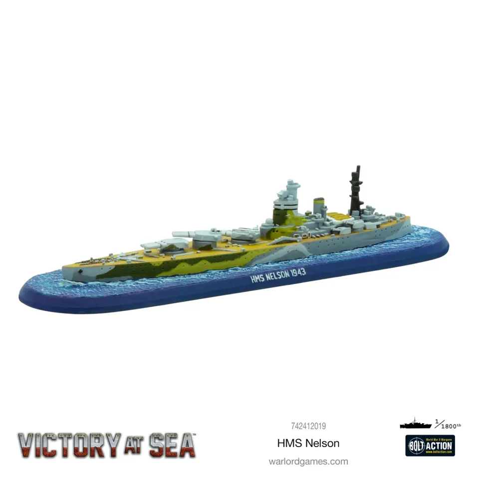 Warlord Victory at Sea HMS Nelson navire résine