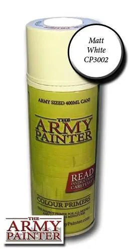 The Army Painter Colour Primer Matt White sous-couche spray blanc