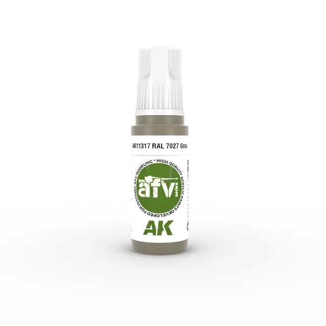 AK Interactive 3Gen RAL 7027 Grau peinture acrylique 17 ml