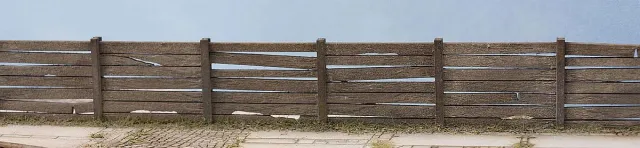 Albion Concrete Fence Type II clôture béton miniature