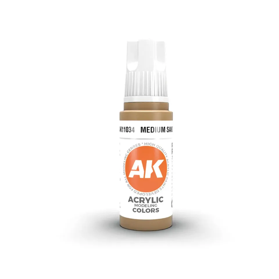 AK Interactive 3Gen Medium Sand peinture acrylique 17ml sable
