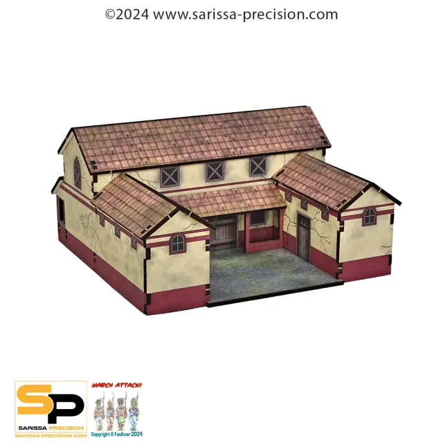 Sarissa Hail Caesar Villa Romaine décor MDF 15mm prépeint