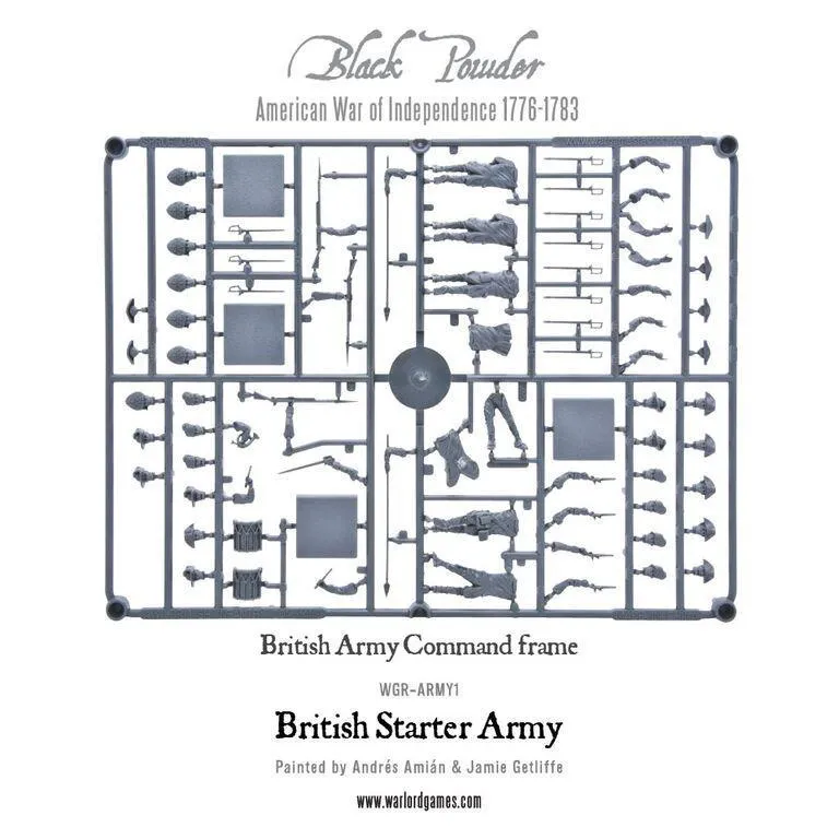 Bolt Action Liberty or Death Battle Set Black Powder figurines