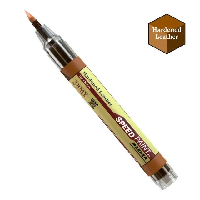 Army Painter Speedpaint Marker Hardened Leather feutre cuir marron