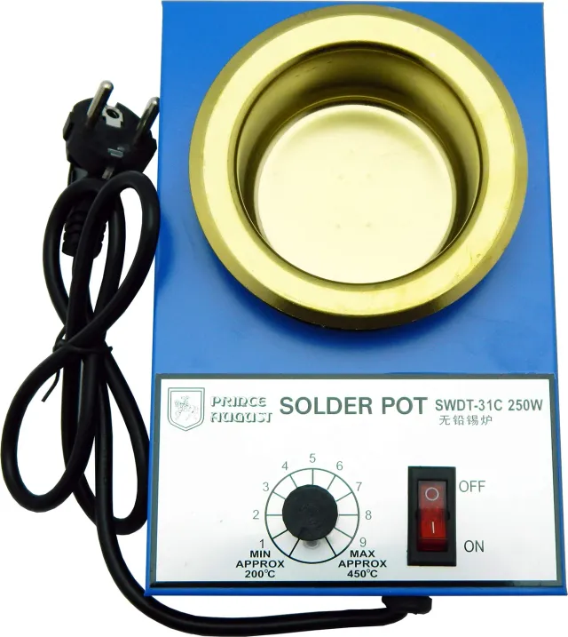 Prince August pot à souder à faible point de fusion 250 W